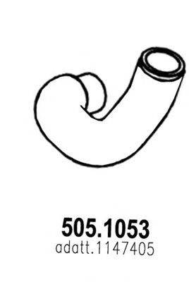 Труба выхлопного газа ASSO 505.1053