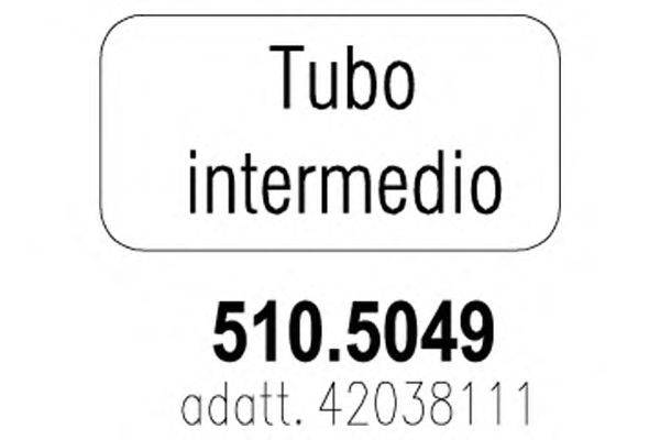 Труба выхлопного газа ASSO 510.5049