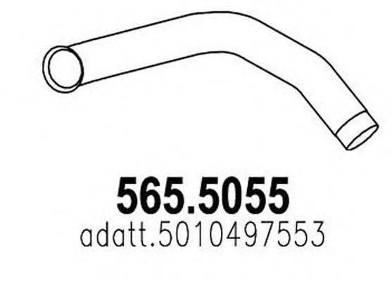 Труба выхлопного газа ASSO 565.5055