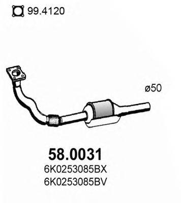 Катализатор ASSO 58.0031