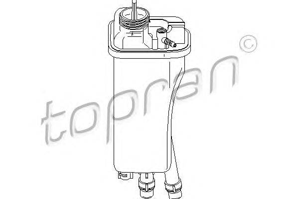 Компенсационный бак, охлаждающая жидкость TOPRAN 501540