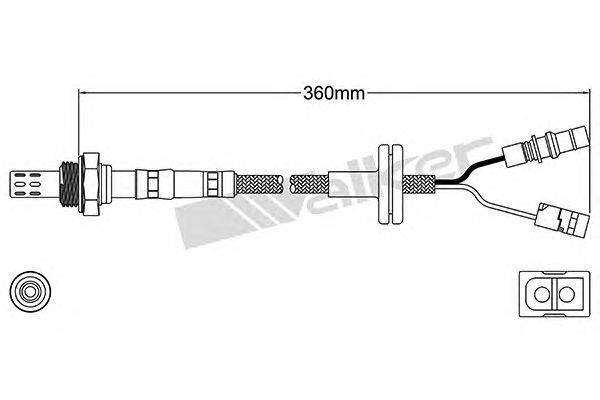 Лямбда-зонд WALKER PRODUCTS 250-23063