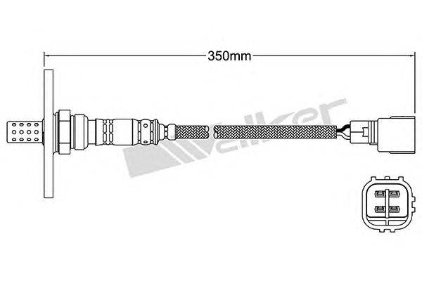 Лямбда-зонд WALKER PRODUCTS 250-24151