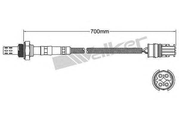 Лямбда-зонд WALKER PRODUCTS 25024411