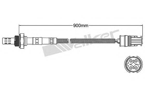 Лямбда-зонд WALKER PRODUCTS 250-24444