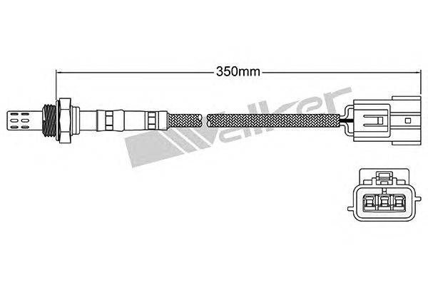 Лямбда-зонд WALKER PRODUCTS 250-23159