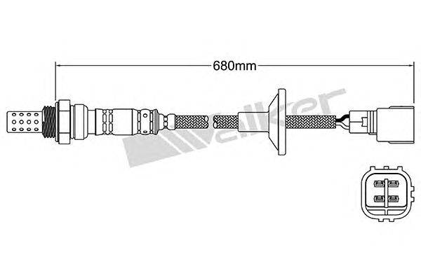 Лямбда-зонд WALKER PRODUCTS 250-24623