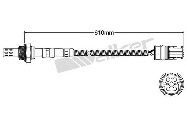 Лямбда-зонд WALKER PRODUCTS 25024419