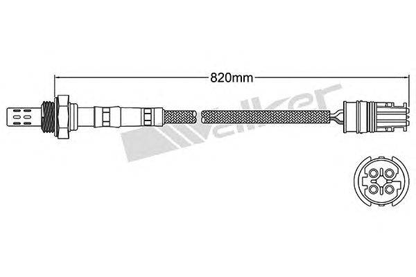 Лямбда-зонд WALKER PRODUCTS 250-24445