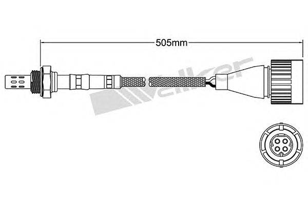 Лямбда-зонд WALKER PRODUCTS 250-24035