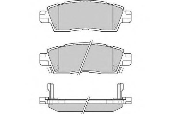 Комплект тормозных колодок, дисковый тормоз E.T.F. 24446
