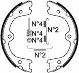 Комплект тормозных колодок CIFAM 153-298K