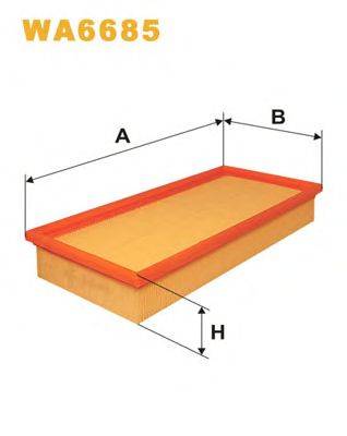 Воздушный фильтр WIX FILTERS WA6685