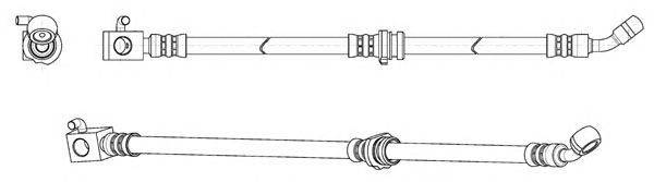 Тормозной шланг CEF 512854