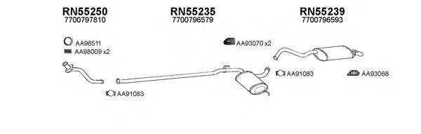 Система выпуска ОГ VENEPORTE 550050