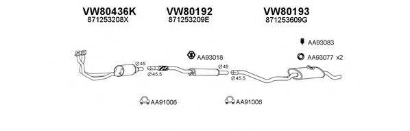Система выпуска ОГ VENEPORTE 800177