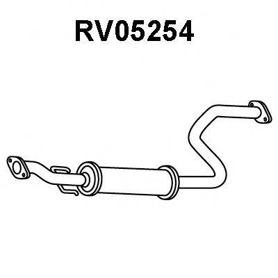 Предглушитель выхлопных газов VENEPORTE RV05254