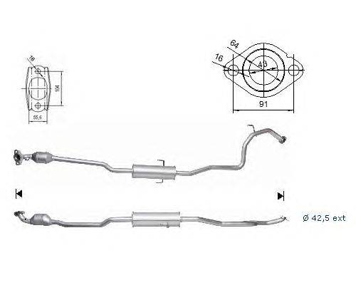 Катализатор MAGNAFLOW 68017