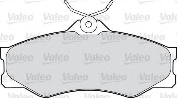 Комплект тормозных колодок, дисковый тормоз VALEO 540412