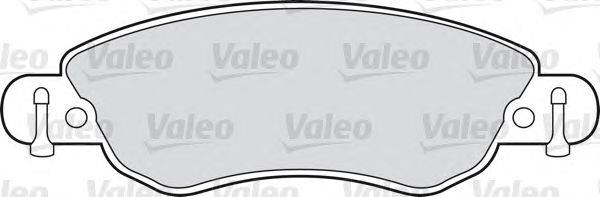 Комплект тормозных колодок, дисковый тормоз VALEO 23276