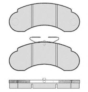 Комплект тормозных колодок, дисковый тормоз HAVAM 2473