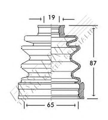 Пыльник, приводной вал FIRST LINE FCB2742