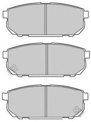 Комплект тормозных колодок, дисковый тормоз FREMAX FBP-1701