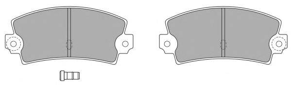 Комплект тормозных колодок, дисковый тормоз FREMAX FBP-0566