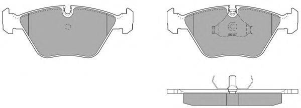 Комплект тормозных колодок, дисковый тормоз FREMAX 20968