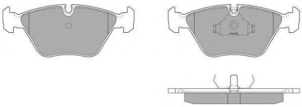 Комплект тормозных колодок, дисковый тормоз FREMAX FBP-0625-01