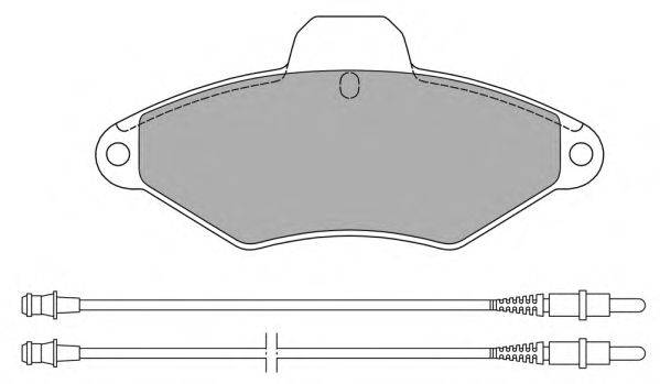 Комплект тормозных колодок, дисковый тормоз FREMAX FBP-0885