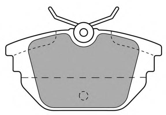 Комплект тормозных колодок, дисковый тормоз FREMAX 23177