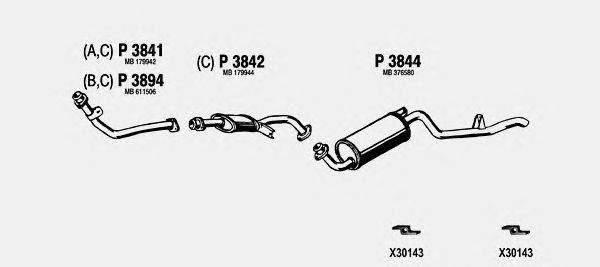 Система выпуска ОГ FENNO MI021