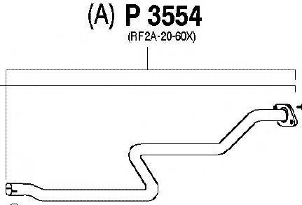 Труба выхлопного газа FENNO P3554