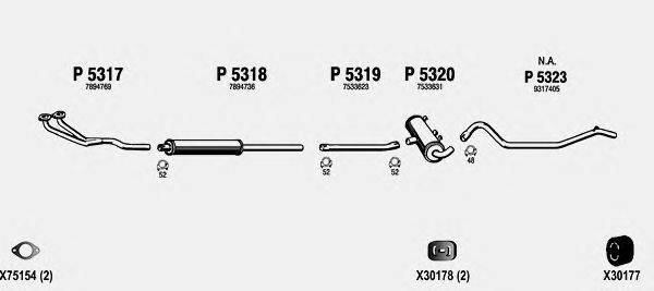 Система выпуска ОГ FENNO SA012