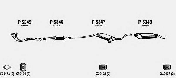 Система выпуска ОГ FENNO SA023