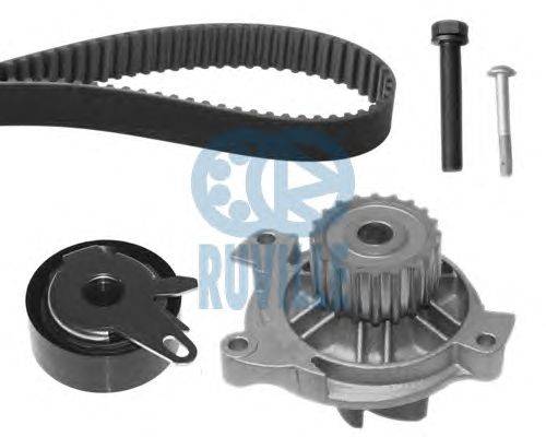 Водяной насос + комплект зубчатого ремня RUVILLE 55477701
