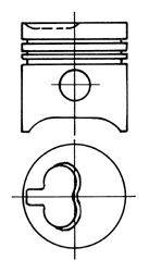 Поршень KOLBENSCHMIDT 93625640