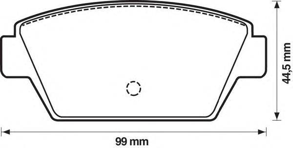 Комплект тормозных колодок, дисковый тормоз STOP 572159S
