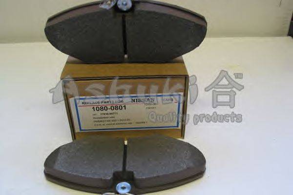 Комплект тормозных колодок, дисковый тормоз ASHUKI N009-58