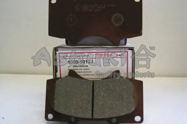 Комплект тормозных колодок, дисковый тормоз ASHUKI 1080-9012J