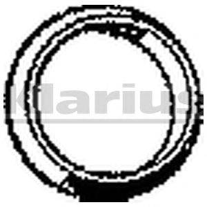 Уплотнительное кольцо, труба выхлопного газа KLARIUS 410264