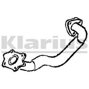 Труба выхлопного газа KLARIUS 301679