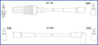 Комплект проводов зажигания HÜCO 134471