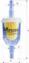 Топливный фильтр MFILTER BF01