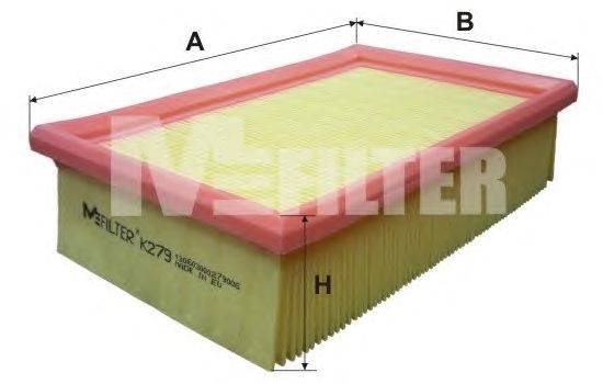 Воздушный фильтр MFILTER K 279