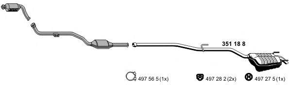 Система выпуска ОГ ERNST 040375