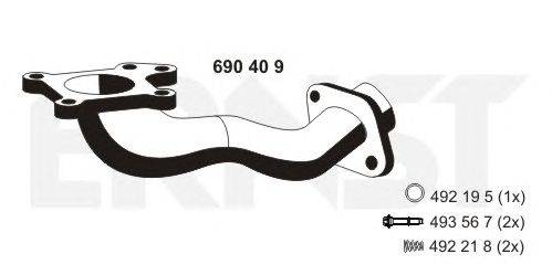 Труба выхлопного газа ERNST 690409