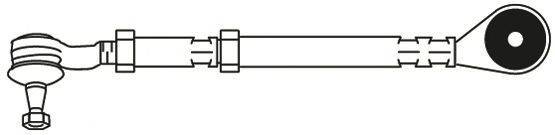 Поперечная рулевая тяга FRAP T/403