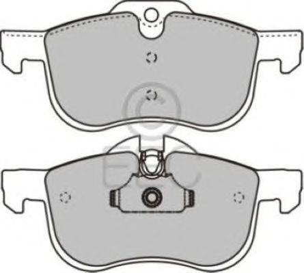 Комплект тормозных колодок, дисковый тормоз EEC BRP1120